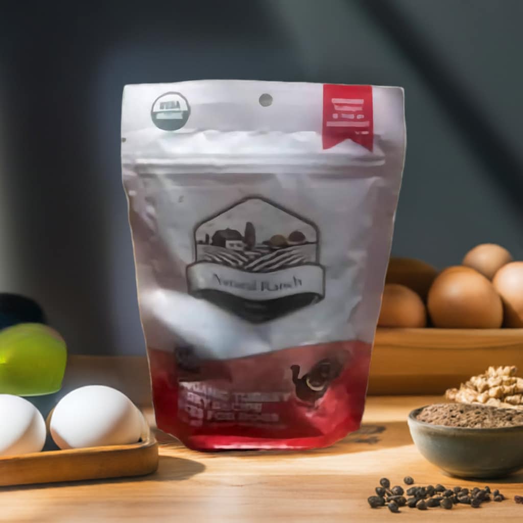 Premium Organic Turkey Dog Treats with Sweet Potato