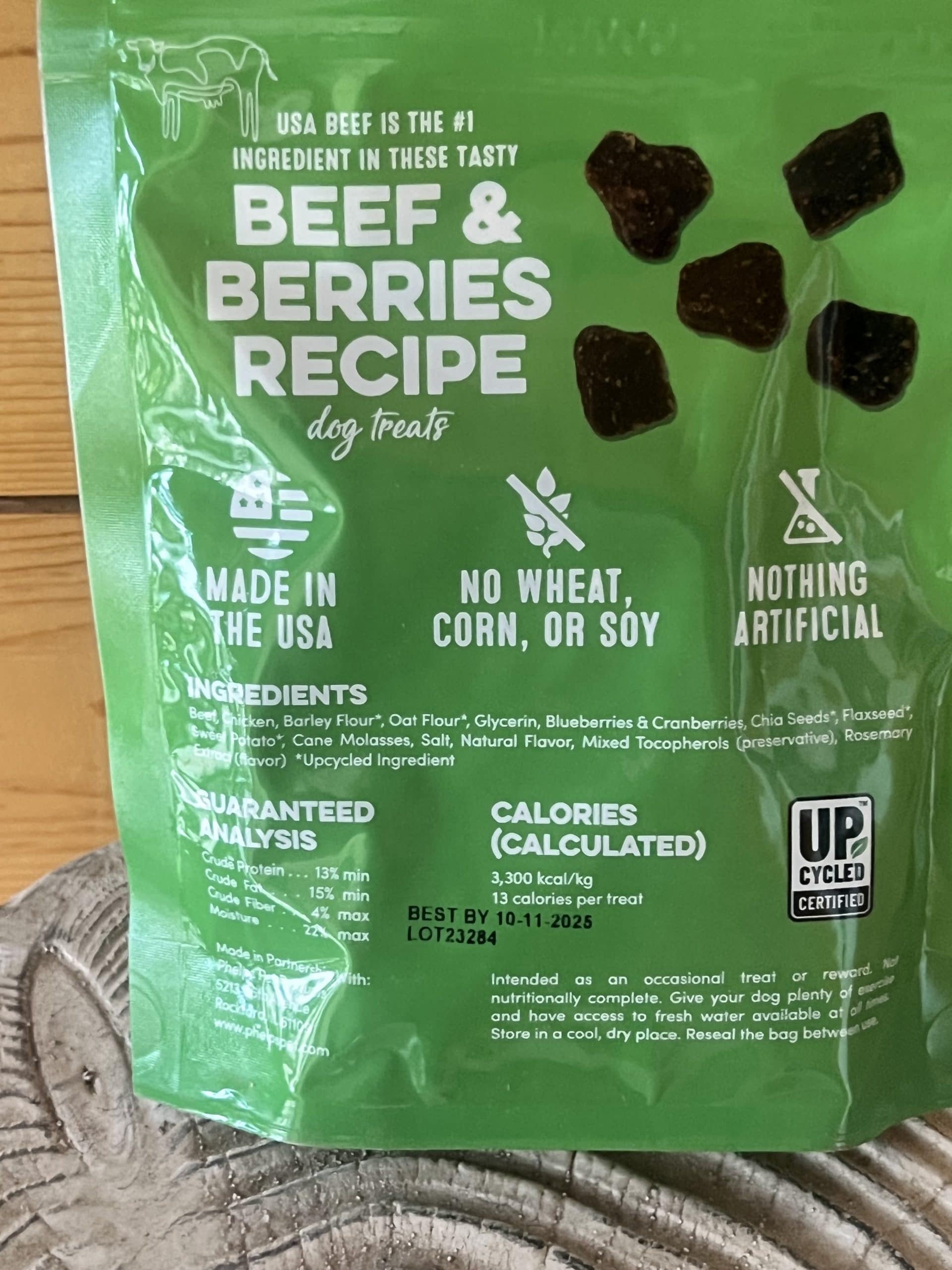 Real Beef & Berries Dog Treats - Superfood Blend, Grain-Free, USA Made - Image 3