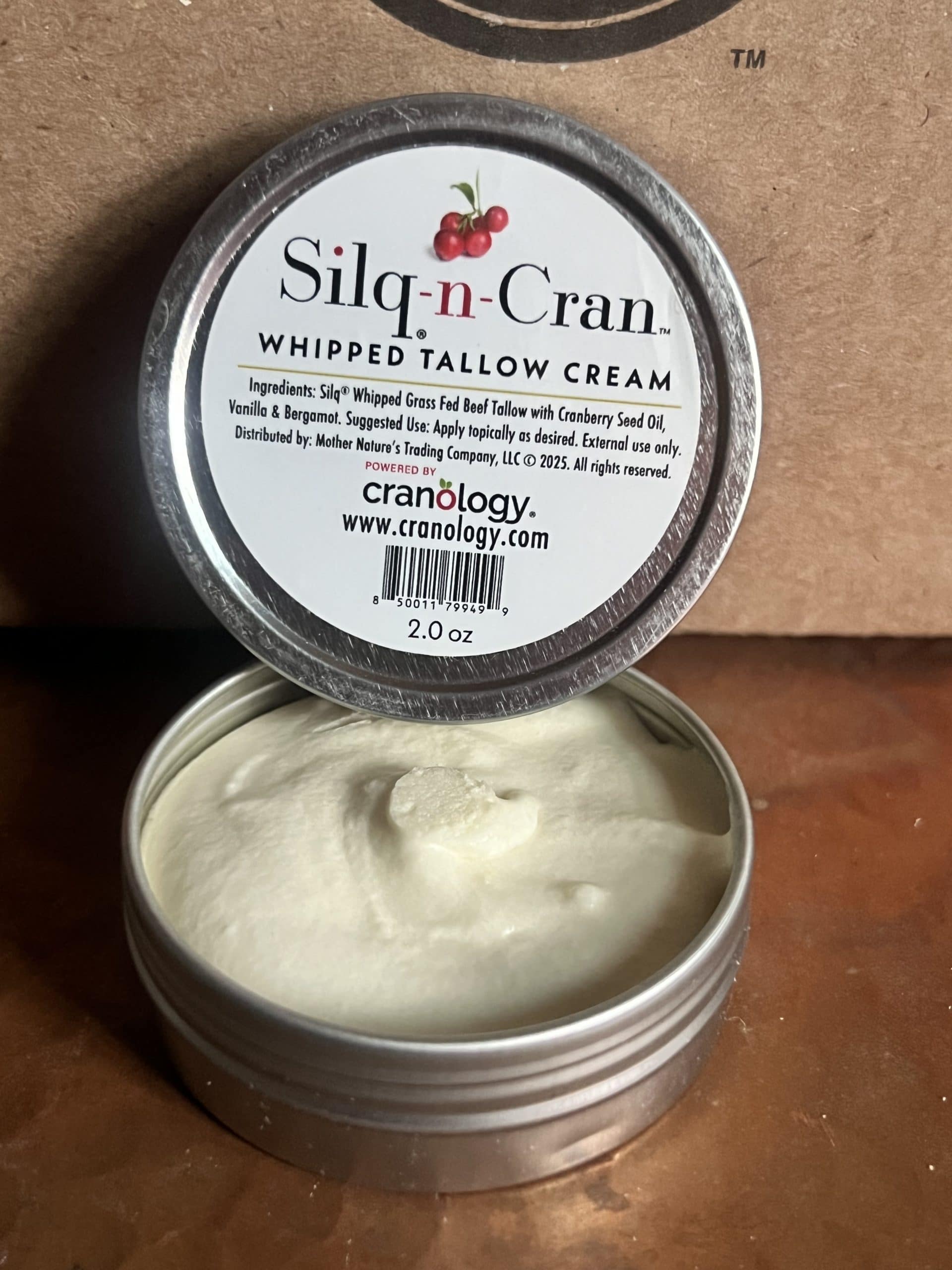 Silq™ Natural Whipped Tallow Cream - Face & Body Moisturizer (Vanilla & Bergamot) - Image 3