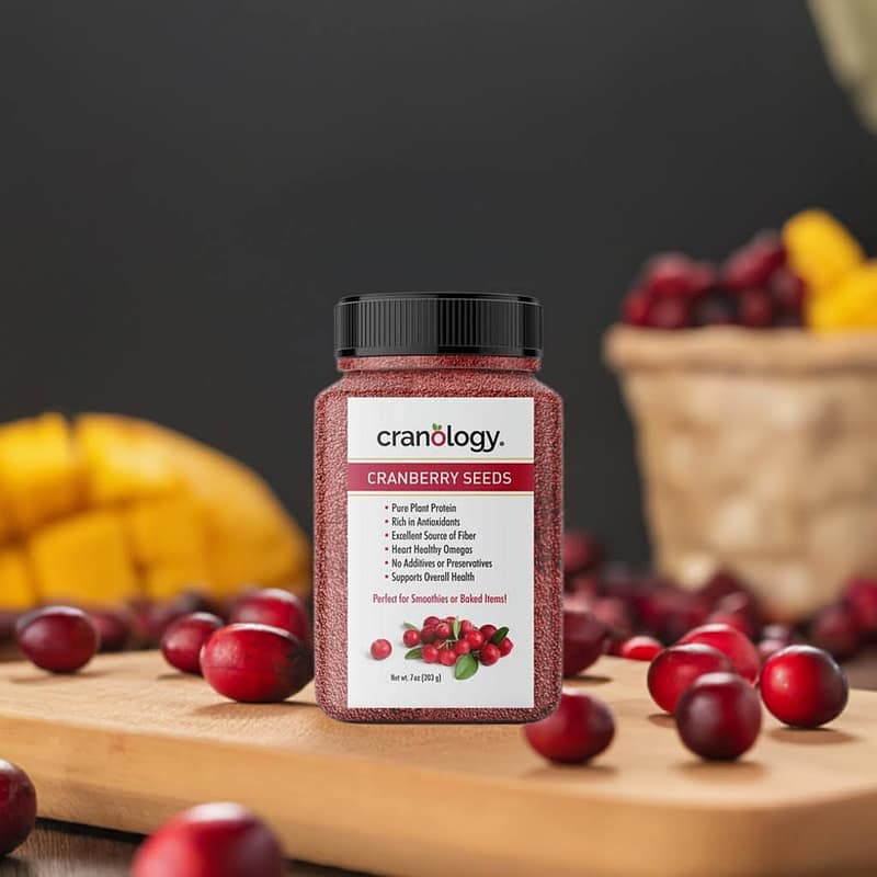 Cranology™ Pure Cranberry Seeds | Smoothie Booster & Clean Protein (7 oz)