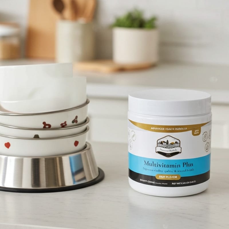 Daily Multivitamin Soft Chews for Dogs – Beef Flavor – Omega 3, 6, 9 & Canine Royal Oil (60 Count)